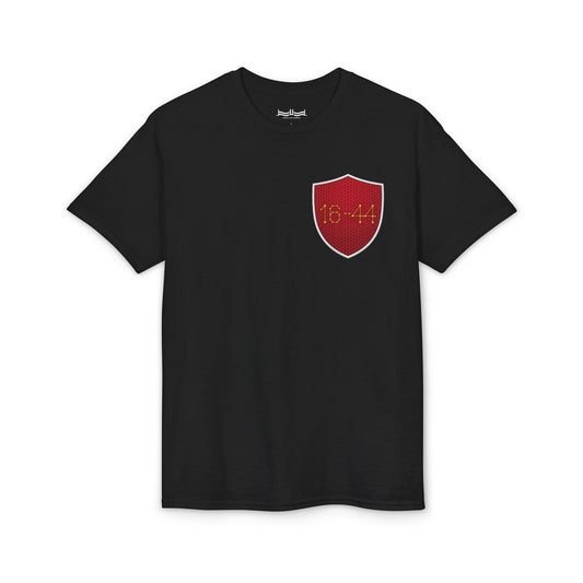 Monza Circuit Racing - 16 . 44 Fan Tee - Black Graphic T-Shirt