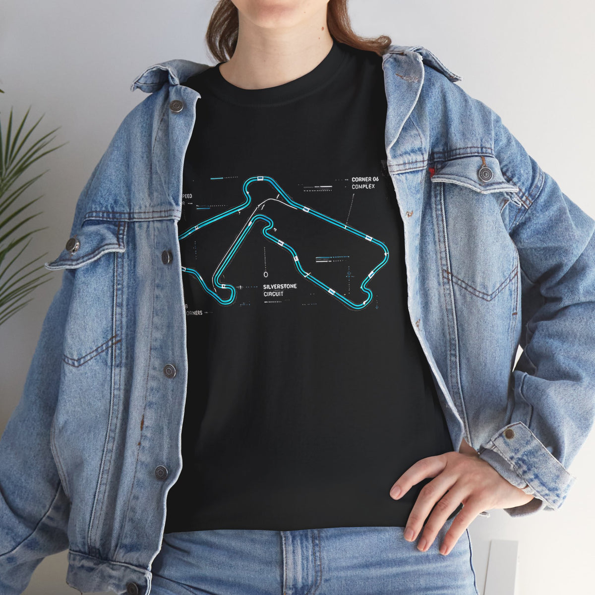 Silverstone Circuit Track Map T-Shirt | Racing Track Layout Tee