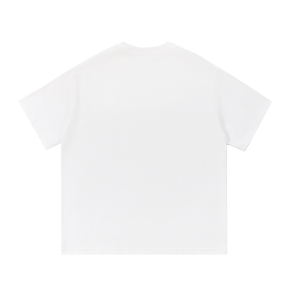 Scuderia Geometric Block – Minimalist Essential Cotton T-Shirt
