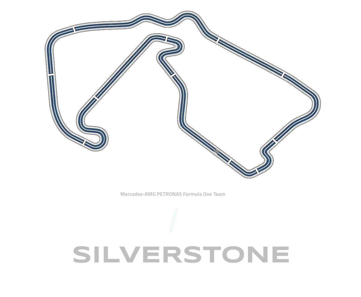 Silverstone Circuit – Minimalist Line Art Hat